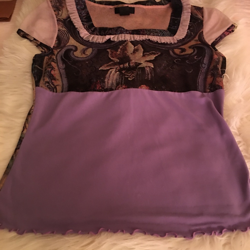 🌸ANAC LAVENDER BOHO TOP🌸